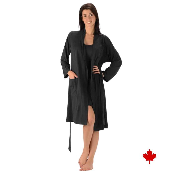 Noreen Bath Robe Black