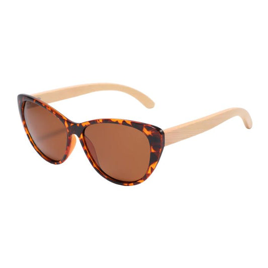 san francisco sunglasses tortoise frames and brown lenses over view on white background