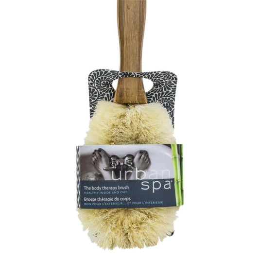 the body therapy brush in package front view on white background