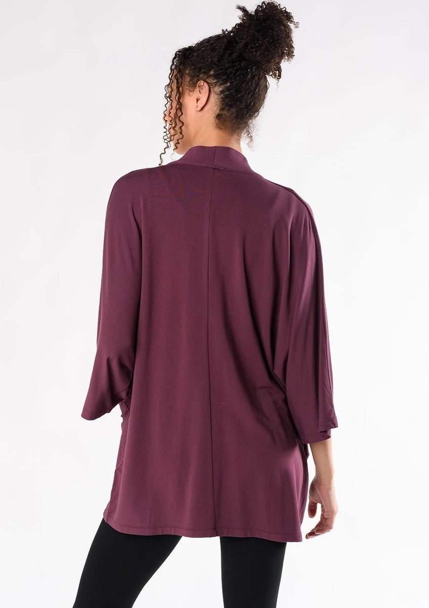 Plum cardigan clearance