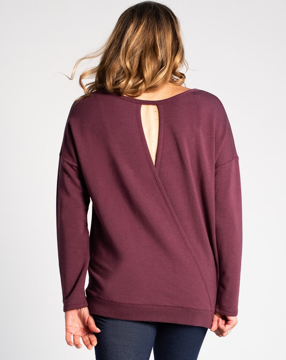 Crossover back store sweater