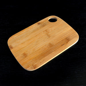 10" X 7" Made with Bamboo This cutting board has a cutout handle and is great for preparing ingredients that need to be added to the pot.    VERDICI $10.00