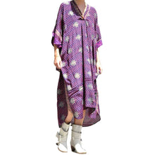 Triple Truth Caftan- Upcycled Saris