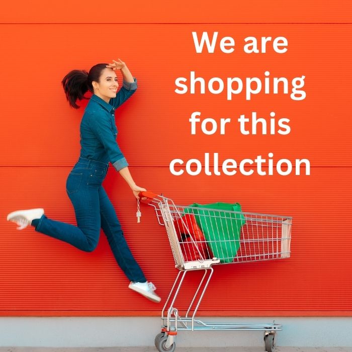 lady out shopping for this collection