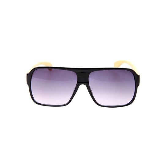 alpine cruiser sunglasses black frames and black lenses front view of sunglasses on white background