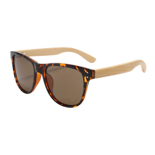 berlin sunglasses tortoise frames and brown lenses over view of sunglasses on white background