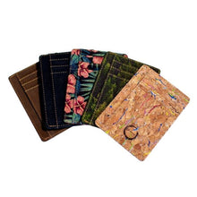 cork card holders colour selection