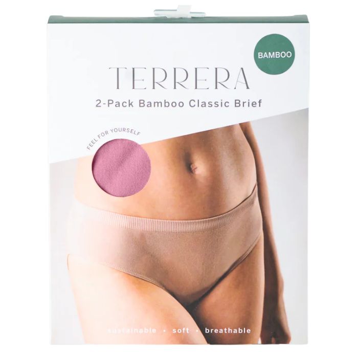 wild rose pink classic cut panties package front view on white background