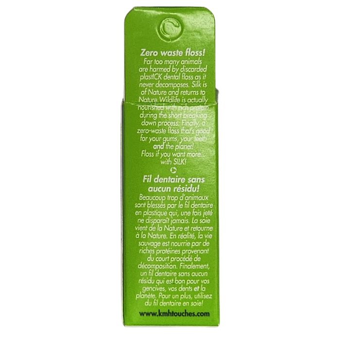 flosspot information on package back view on white background