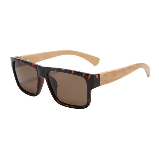 guatamala sunglasses tortoise  frames and brown lenses over view on white background
