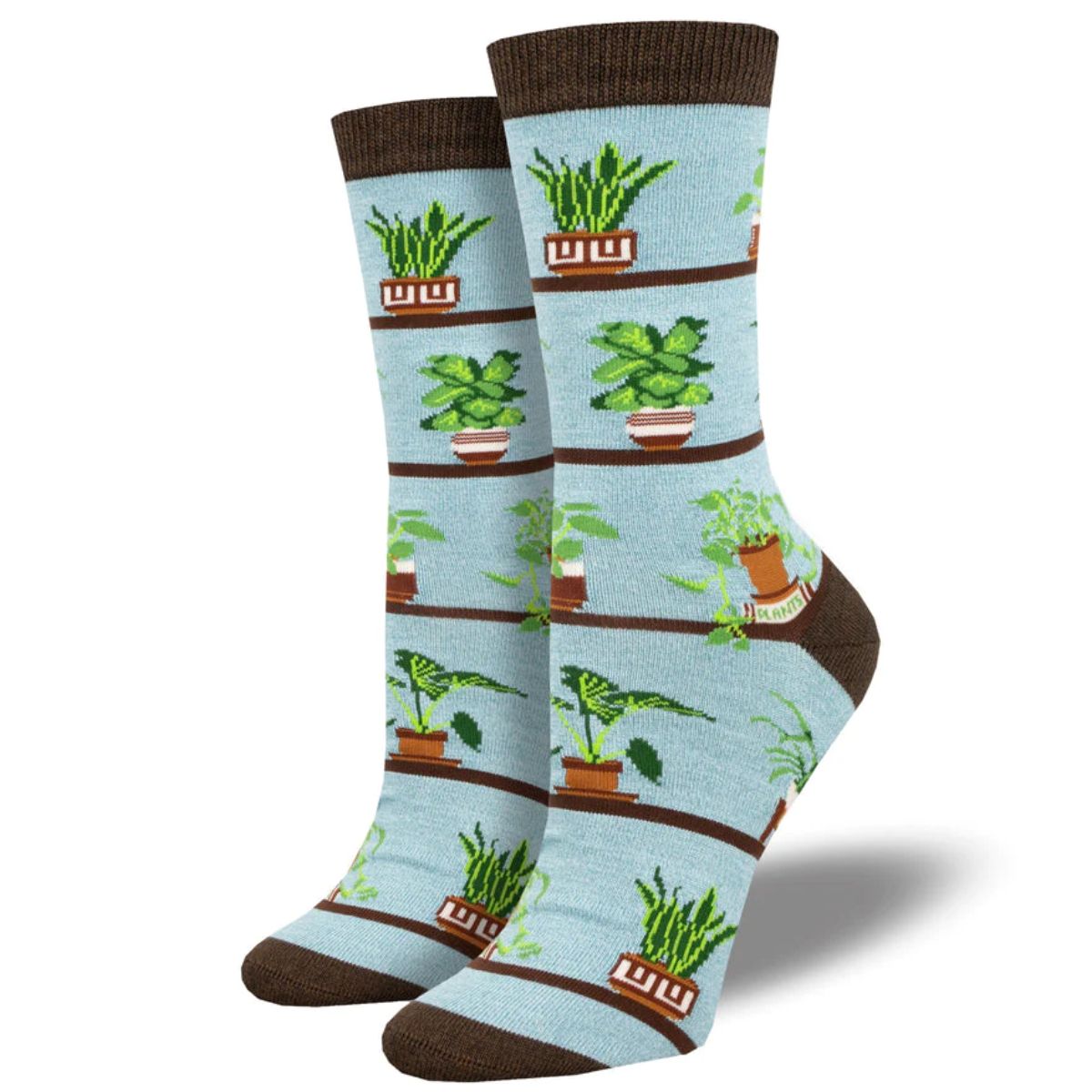 Houseplants Socks- Blue