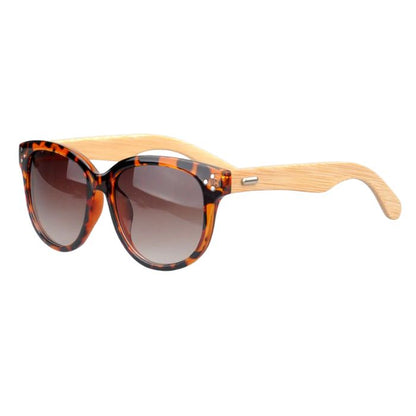 mallee sunglasses tortoise frames and brown lenses over  view on white background