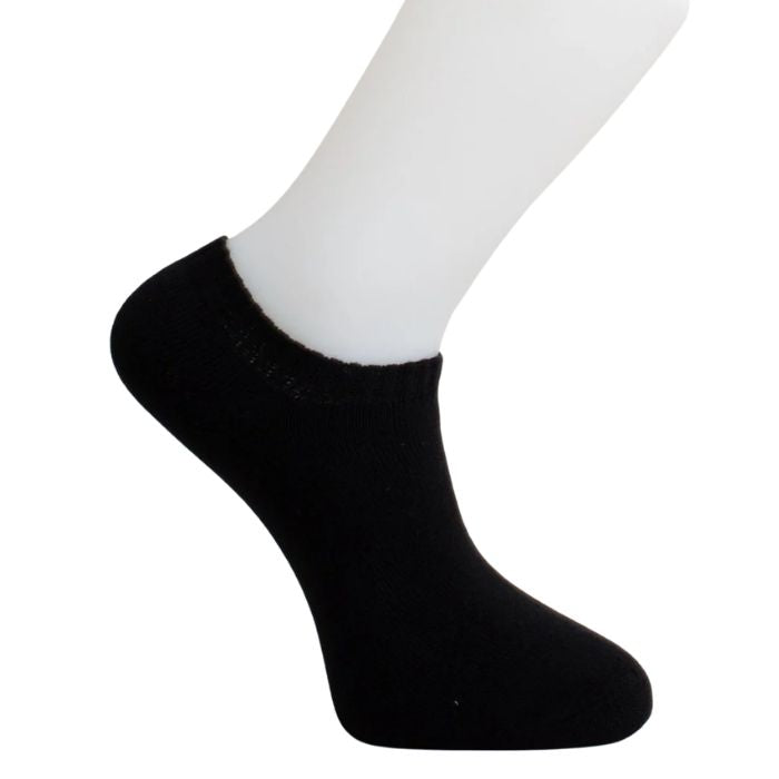 mens black ankle sock set on a white background 