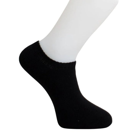 mens black ankle sock set on a white background 