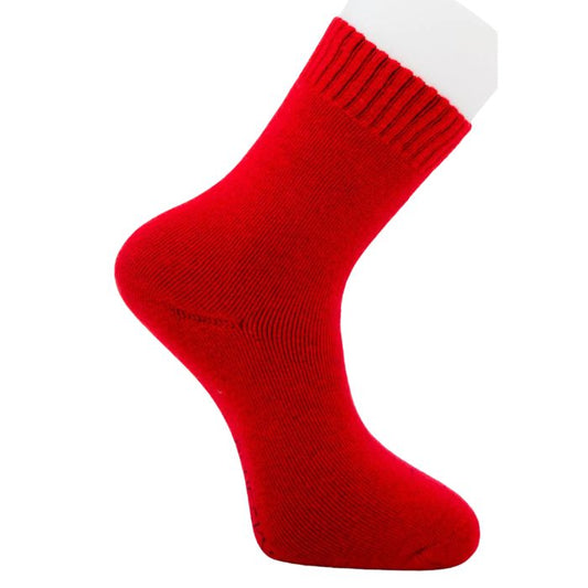 mens red merino wool sock set on a white background 