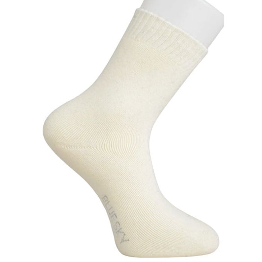 mens white merino wool sock set on a white background 