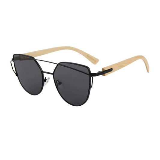 olive sunglasses black wire frames and black lenses over view on white background