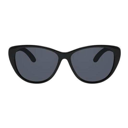 san francisco sunglasses black frames and black lenses front view on white background