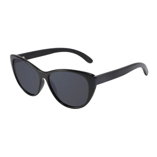 san francisco sunglasses black frames and black lenses over view on white background