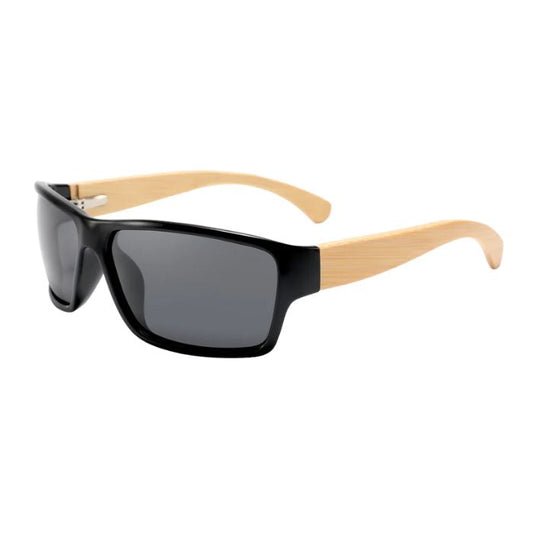 senegal sunglasses black frames and black lenses over view on white background