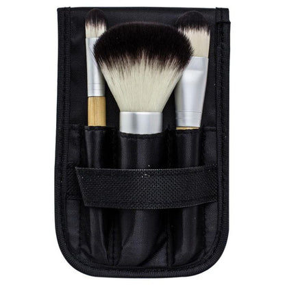 the beautiful bamboo brush kit front view on white background