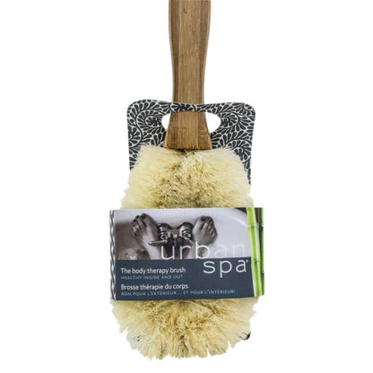 the body therapy brush in package front view on white background