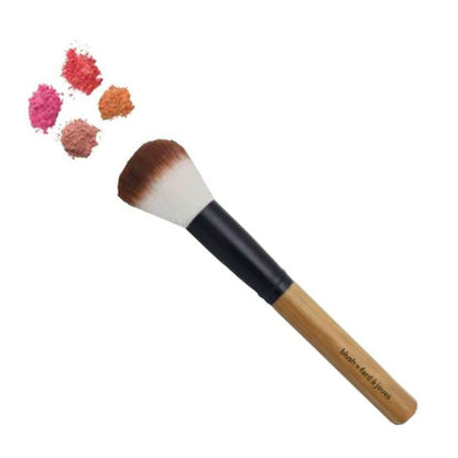 made you blush makeup brush over view on white background