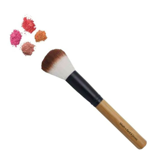 made you blush makeup brush over view on white background