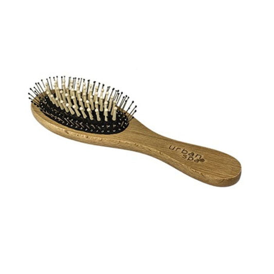 the smooth as silk hair brush over view on white background