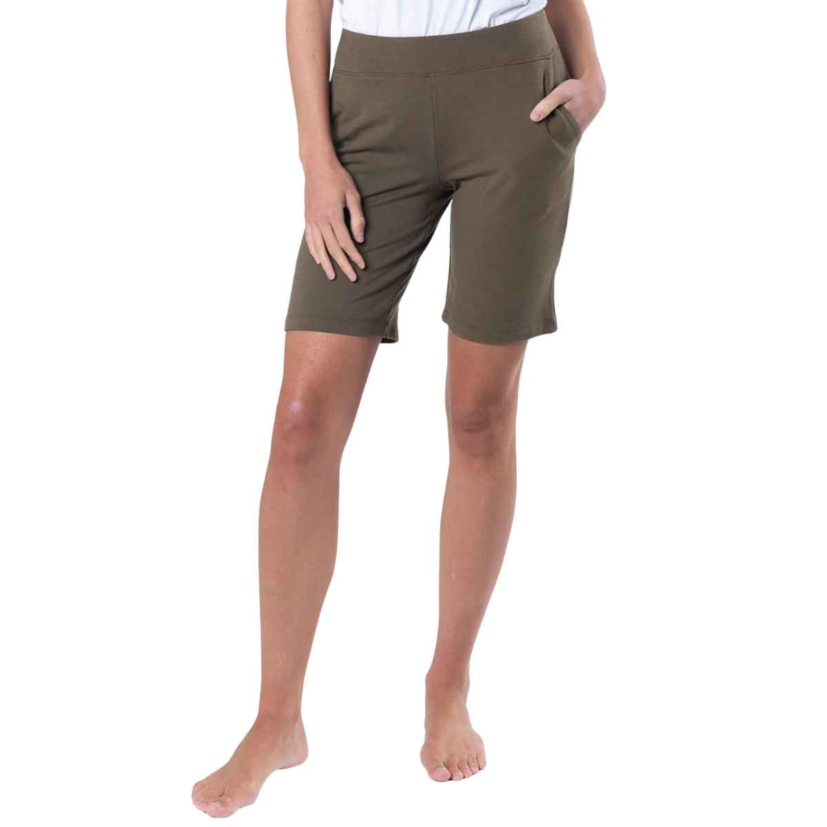 Wendy Shorts- Deep Olive Green