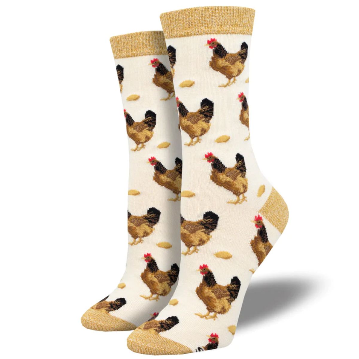 Which Came First Socks- Ivory White