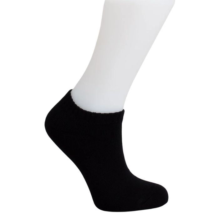 womens black activewear ankle sock set on a white background 