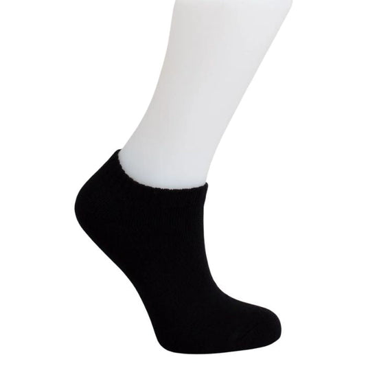 womens black activewear ankle sock set on a white background 