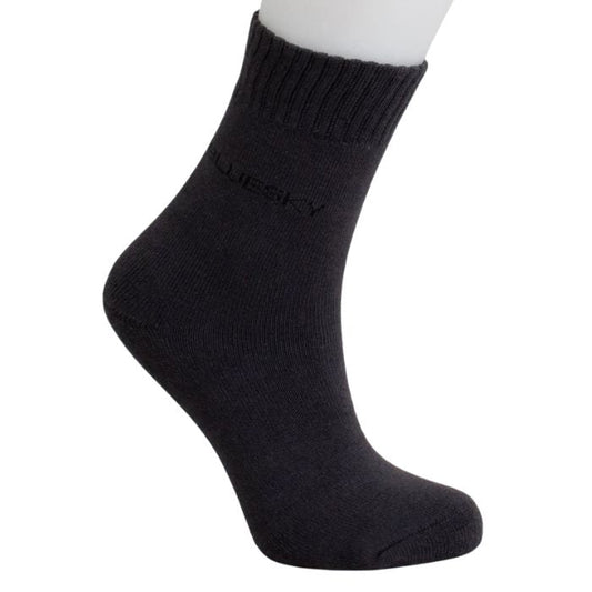 womens charcoal grey activewear sock set on a white background