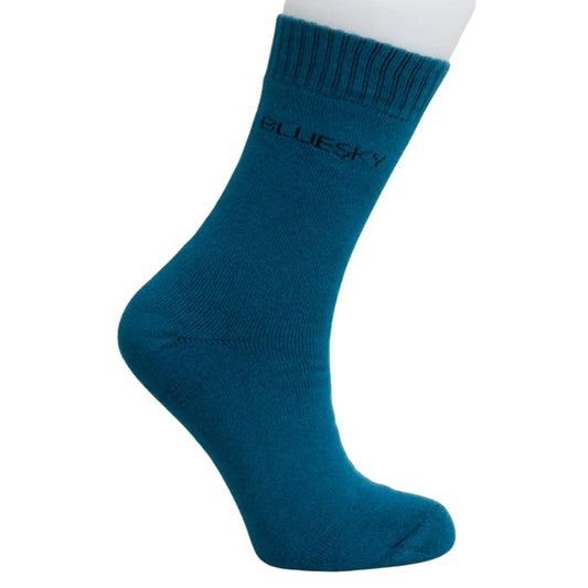 womens teal blue activewear sock set on a white background