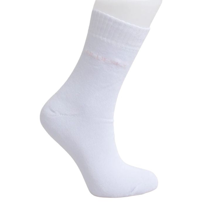 womens white activewear sock set on a white background