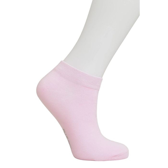 womens pink ankle sock set on a white background 