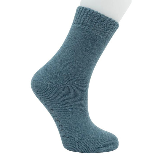 womens mint green merino wool sock set on a white background 