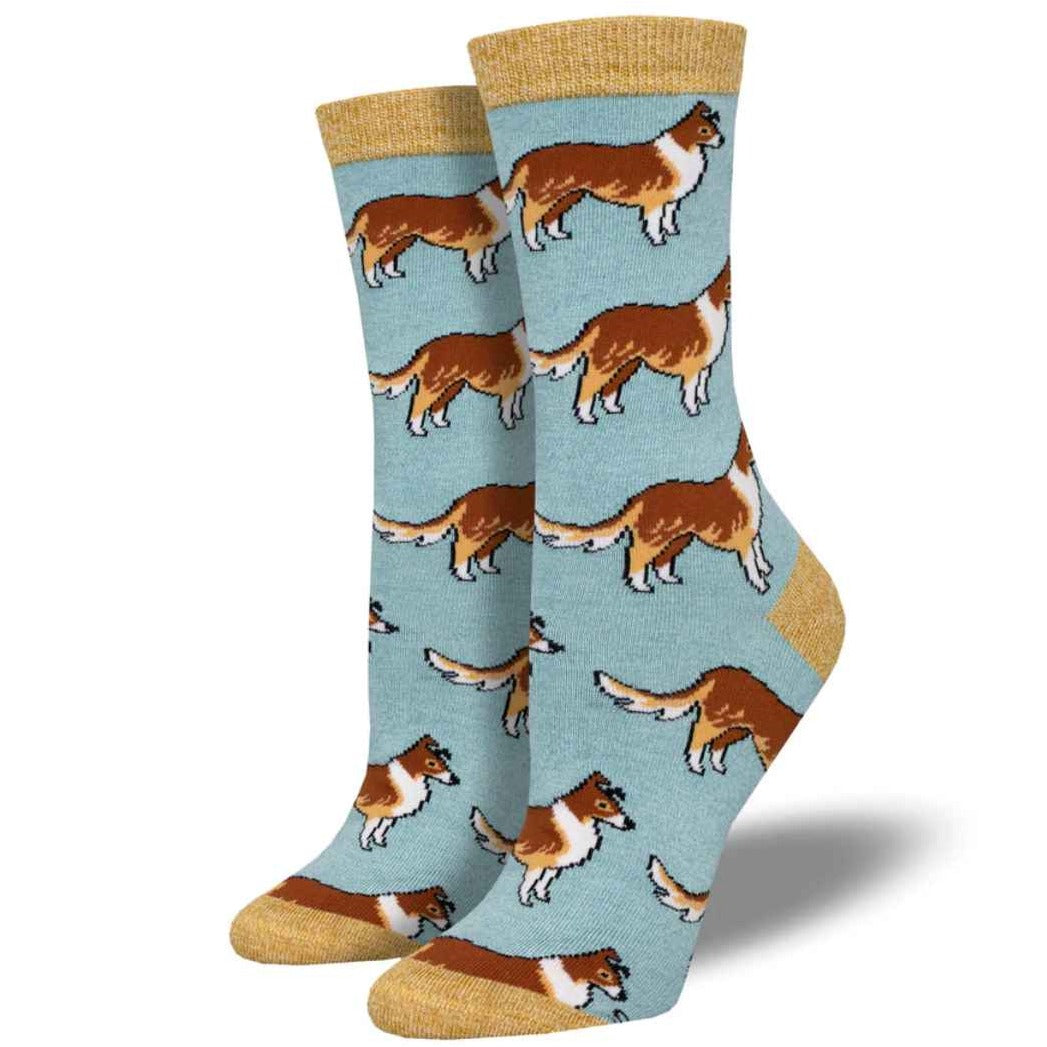 Collies Socks- Light Blue