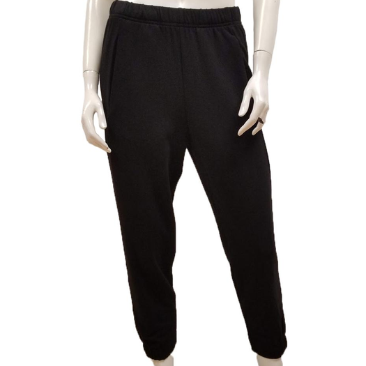 Sweet Candy! This jogger has a comfortable elastic waist, cuffed legs, and a front seam detail that elongates the leg plus holds the front pockets. A dreamy new pant that is so comfortable, you will never want to take them off!  Proudly Made in Canada  Fabrication: French Terry 66% Bamboo, 28% Cotton, 6% Spandex $115.00 Black
