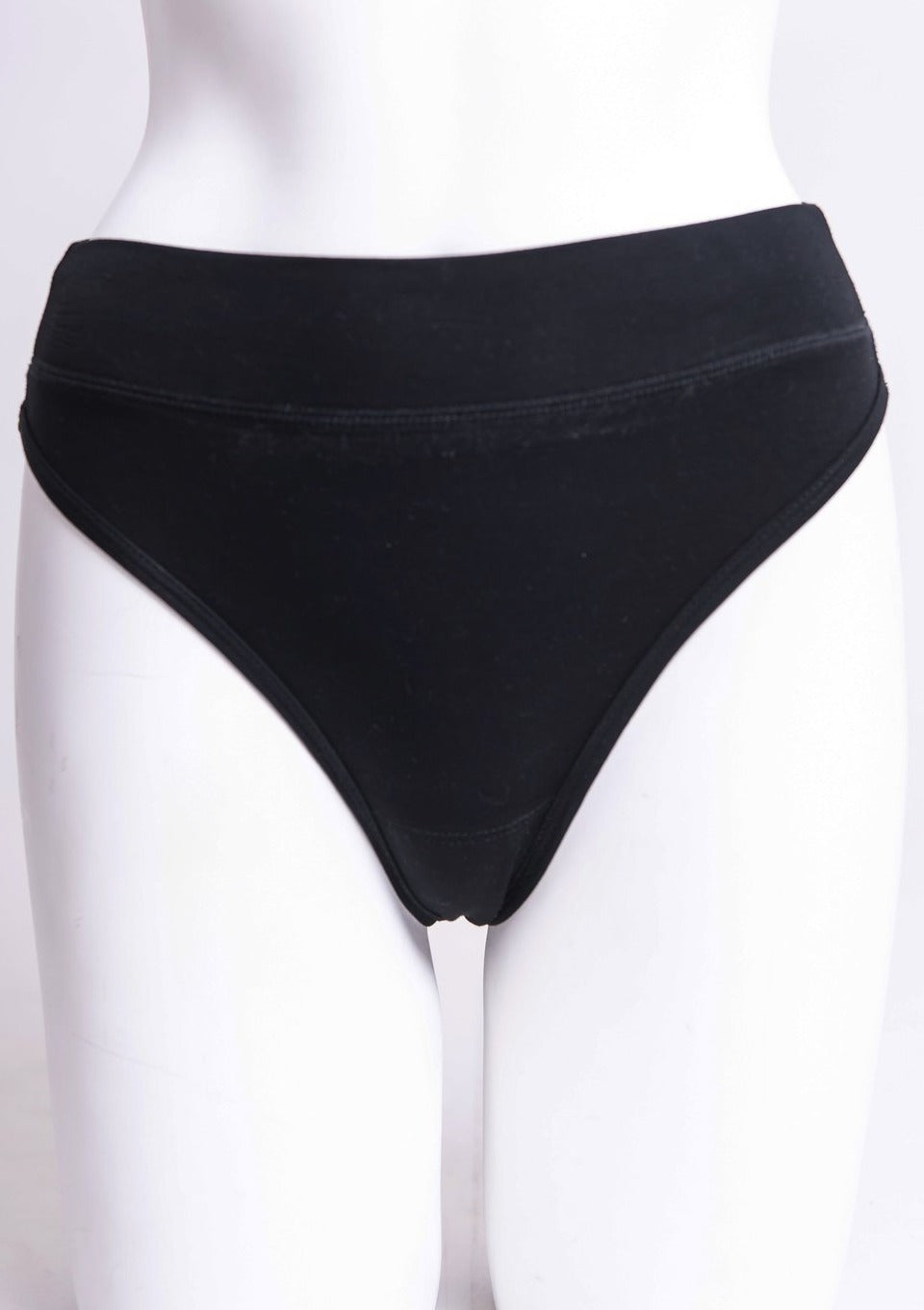 The true test of underwear is to forget you're wearing it. This is the time to experience natural fiber, and this is most definitely the place to do it, so to speak. Naturally breathable, soft, with anti-bacterial properties, bamboo is the ideal choice for thong underwear. Enjoy superb comfort. Enough said.  Fabrication: BAMBOO - 95% Bamboo 5% Lycra   Fabrication - BAMBOO MODAL -50% Bamboo 42% Modal 8% Lycra  BLUE SKY  Blue Sky fit guide - true to size $15.00 Black