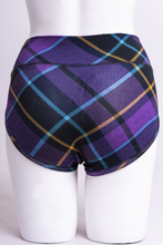   La Gaunche is shaped to be lightly horizontal, tucking snugly under the buttocks. Out of sight, out of mind.    Fabrication: BAMBOO - 95% Bamboo 5% Lycra   Fabrication - BAMBOO MODAL -50% Bamboo 42% Modal 8% Lycra  BLUE SKY $15.00 colour beautyberry tartan