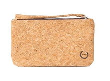 Keep your hands free and the essentials close by with the Kuma cork wristlet. Made with sustainable natural colored cork and a secure outer zipper our wristlet makes it perfect for on the go. KUMA $32.00 colour natural