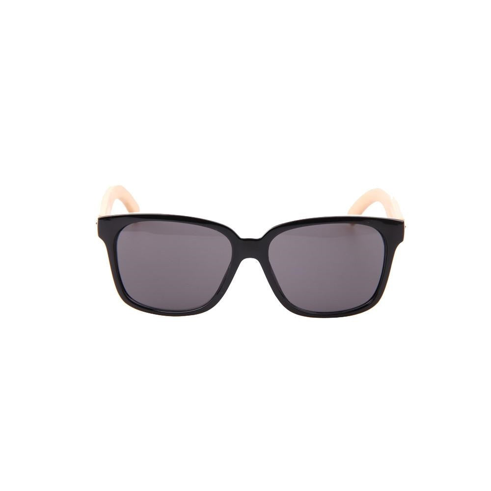 A squarer take on the classic wayfarer the Cypress style will have the wearer looking anything but square!  KUMA Plants a Tree for Every Pair Sold! 100% UVA/UVB protection Handcrafted Natural Bamboo Temples KUMA $35.00 Black