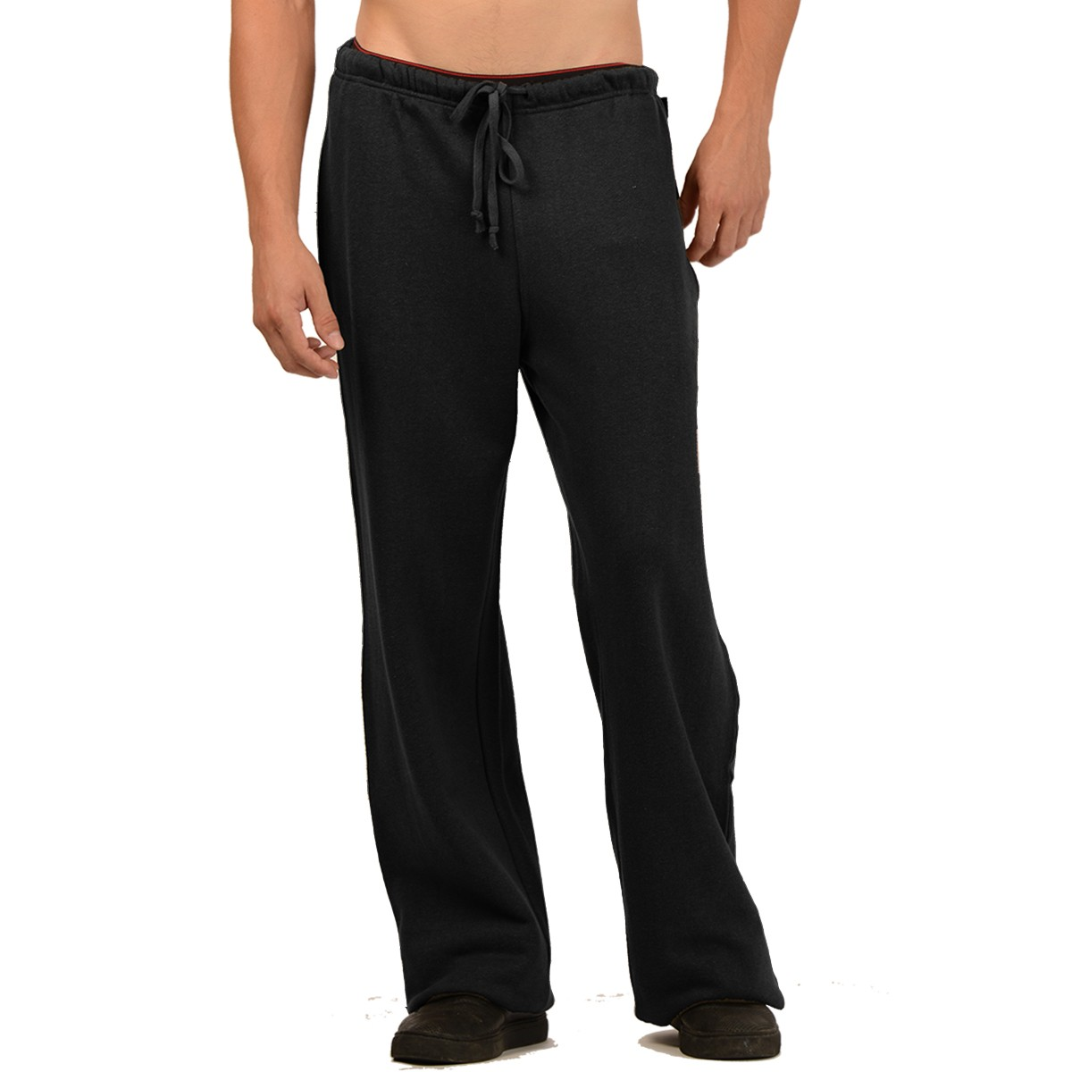 Our Tom Hemp Sweatpants just may end up being the best sweatpants you own. Warm and comfortable with an elastic waist and drawstring, two side pockets and one back pocket, great for everyday. Fabrication: 55% Hemp, 45% Organic Cotton - Fleece Eco-Essential Color Black