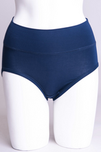   La Gaunche is shaped to be lightly horizontal, tucking snugly under the buttocks. Out of sight, out of mind.    Fabrication: BAMBOO - 95% Bamboo 5% Lycra   Fabrication - BAMBOO MODAL -50% Bamboo 42% Modal 8% Lycra  BLUE SKY colour indigo blue$15.00