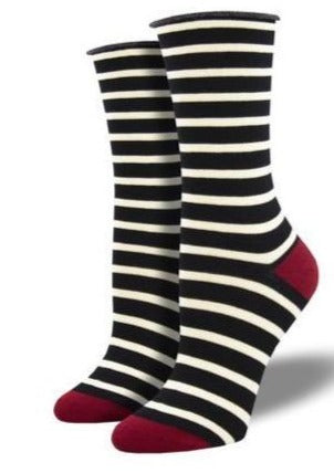 Soft, Breathable, Moisture Wicking, Antibacterial, Hypoallergenic, Amazing! One Size Fits Most (Women's 5-11) Fabrication: 66% Rayon from Bamboo, 32% Nylon, 2% Spandex SockSmith Black $20.00