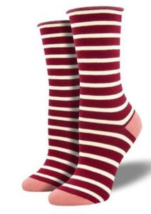 Soft, Breathable, Moisture Wicking, Antibacterial, Hypoallergenic, Amazing! One Size Fits Most (Women's 5-11) Fabrication: 66% Rayon from Bamboo, 32% Nylon, 2% Spandex SockSmith Red $20.00