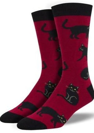 Soft, Breathable, Moisture Wicking, Antibacterial, Hypoallergenic, Amazing! One Size Fits Most (Men's 7-13) Fabrication: 66% Rayon from Bamboo, 32% Nylon, 2% Spandex SockSmith Red $22.00