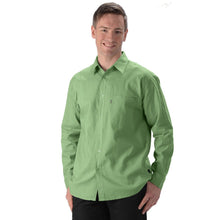 The Ryan dress shirt is the perfect weight, long sleeve dress shirt for business with or without a tie. Very comfortable as a casual outfit, with tone on tone buttons and a single front pocket. A must have for every wardrobe! Fabrication: 55% Hemp 45% Organic Cotton Eco-Essentials Colour Celery Green $80.00